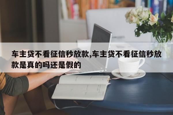 车主贷不看征信秒放款,车主贷不看征信秒放款是真的吗还是假的