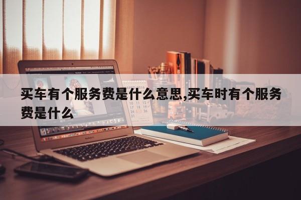买车有个服务费是什么意思,买车时有个服务费是什么